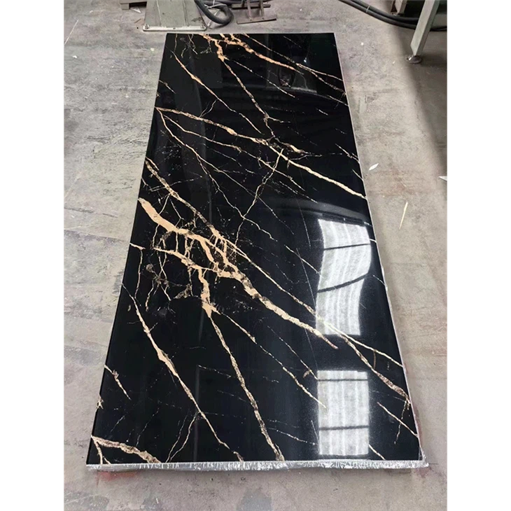 Instal·lació de làmina de marbre de PVC